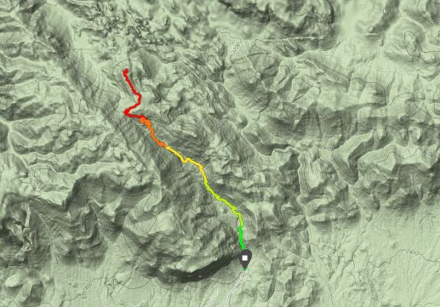 Peralta hike map